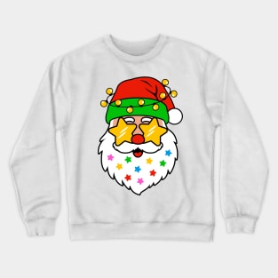 Santa Claus With Sunglasses Crewneck Sweatshirt